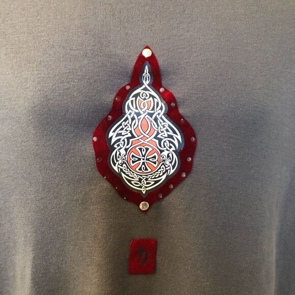 Vintage Wilson's Leather Brand Gray Knit T-Shirt Men's Unisex Large XL - Picture 6 of 8